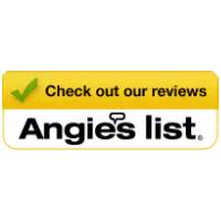 Angi’s List logo with the text “Check out our reviews” used to represent Lifeline Plumbing, Heating & Cooling’s verified customer reviews on Angi.