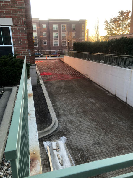 Snow Melt System for The Benchmark of Palatine